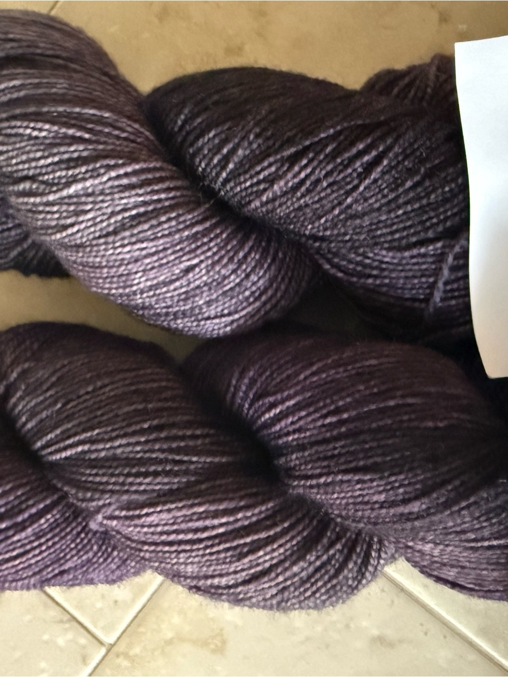 Hawthorne Hand-Dyed Deep Plum Yarn - Picnic